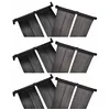 Image de vidaXL CanapÃ© 2 places avec oreillers dÃ©coratifs noir 120cm similicuir