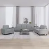 Image de vidaXL Ensemble de canapÃ©s 3 pcs gris clair tissu