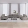 Image de vidaXL Ensemble de canapés 3 pcs taupe tissu3201873