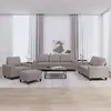 Image de vidaXL Ensemble de canapés 4 pcs taupe tissu3201881