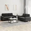 Image de vidaXL Ensemble de canapés 2 pcs noir tissu3201886