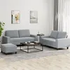 Image de vidaXL Ensemble de canapés 3 pcs gris clair tissu3201890