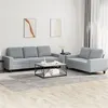 Image de vidaXL Ensemble de canapés 2 pcs gris clair tissu3201898