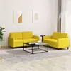 Image de vidaXL Ensemble de canapés 2 pcs jaune velours3201980