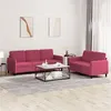 Image de vidaXL Ensemble de canapés 2 pcs rouge bordeaux velours3202018