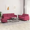 Image de vidaXL Ensemble de canapés 3 pcs rouge bordeaux velours3202028