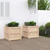 Image de vidaXL Jardinières 2 pcs bois de pin massif837425