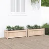 Image de Vidaxl JardiniÃ¨res 2 Pcs Bois De Pin Massif