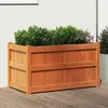 Image de Vidaxl JardiniÃ¨re Cire Marron 90x50x50 Cm Bois De Pin Massif