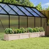 Image de Vidaxl JardiniÃ¨res 2 Pcs Bois De Pin Massif
