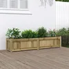 Image de vidaXL Jardinière 150x31x31 cm bois de pin imprégné837482