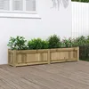 Image de Vidaxl JardiniÃ¨re 150x31x31 Cm Bois De Pin ImprÃ©gnÃ©