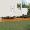Image de Vidaxl JardiniÃ¨res 2 Pcs Cire Marron Bois De Pin Massif