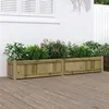 Image de vidaXL Jardinière 180x31x31 cm bois de pin imprégné837502