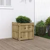 Image de vidaXL Jardinière 50x50x50 cm bois de pin imprégné837422