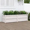 Image de vidaXL Jardinière blanc 180x50x50 cm bois de pin massif837505