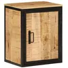 Image de vidaXL Armoire de salle de bain 40x30x50cm bois massif manguier et fer358573
