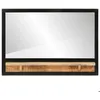 Image de vidaXL Miroir avec étagère 80x8x55 cm verre et bois massif manguier