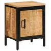 Image de vidaXL Table de chevet 40x30x52,5 cm bois de manguier massif brut358503