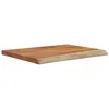 Image de vidaXL Étagère murale rectangulaire massif acacia bordure assortie