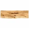 Image de Vidaxl Dessus De Table 100x20x2,5cm Bord Vif Bois Massif Manguier Brut