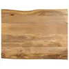 Image de Vidaxl Dessus De Table 110x80x2,5 Cm Bord Vivant Bois Massif Manguier