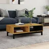 Image de vidaXL Table basse FLAM 100x50x32,5 cm bois de pin massif357822