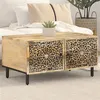 Image de vidaXL Table basse 80x50x40 cm bois de manguier massif 358217