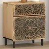 Image de vidaXL Table de chevet 50x33x60 cm bois de manguier massif