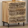 Image de vidaXL Table de chevet 50x33x60 cm bois de manguier massif358221