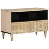 Image de vidaXL Meuble TV 70x33x46 cm Bois massif de manguier358249