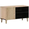 Image de vidaXL Vidaxl Meuble Tv 80x31x46 Cm Bois Massif De Manguier