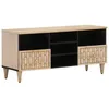 Image de vidaXL Meuble TV 100x33x46 cm bois massif de manguier