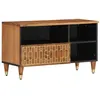 Image de vidaXL Meuble TV 80x33x46 cm bois massif de manguier358301
