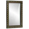 Image de vidaXL Miroir de bain 50x70x2,5 cm bois de manguier massif et verre