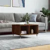 Image de vidaXL Table basse Chêne marron 60x50x36,5 cm Bois d'ingénierie830539