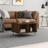 Image de vidaXL Table basse Chêne marron 60x50x36,5 cm Bois d'ingénierie830547