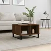 Image de vidaXL Table basse Chêne marron 60x50x36,5 cm Bois d'ingénierie830555