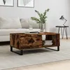 Image de vidaXL Table basse Chêne fumé 90x50x36,5 cm Bois d'ingénierie830577