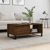 Image de vidaXL Table basse Chêne marron 90x50x36,5 cm Bois d'ingénierie830579
