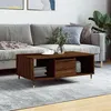 Image de vidaXL Table basse Chêne marron 90x50x36,5 cm Bois d'ingénierie830587