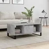 Image de vidaXL Table basse Gris béton 90x50x36,5 cm Bois d'ingénierie830600