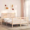 Image de vidaXL Table de chevet chÃªne fumÃ© 40x35x50 cm bois d'ingÃ©nierie