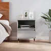 Image de vidaXL Table de chevet sonoma gris 40x35x50 cm bois d'ingÃ©nierie