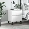 Image de vidaXL Table de chevet Blanc 40x35x50 cm Bois d’ingénierie