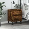 Image de vidaXL Table de chevet chêne fumé 40x35x50 cm bois d’ingénierie830694