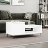 Image de vidaXL Table basse Blanc 100x50x45 cm Bois d'ingénierie830828