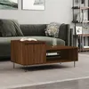 Image de vidaXL Table basse Chêne marron 100x50x45 cm Bois d'ingénierie830835