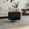 Image de vidaXL Table basse noir 50x46x50 cm bois d’ingénierie830910