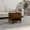 Image de vidaXL Table basse chêne marron 50x46x50 cm bois d'ingénierie830938